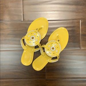 Jack Rogers yellow sandals